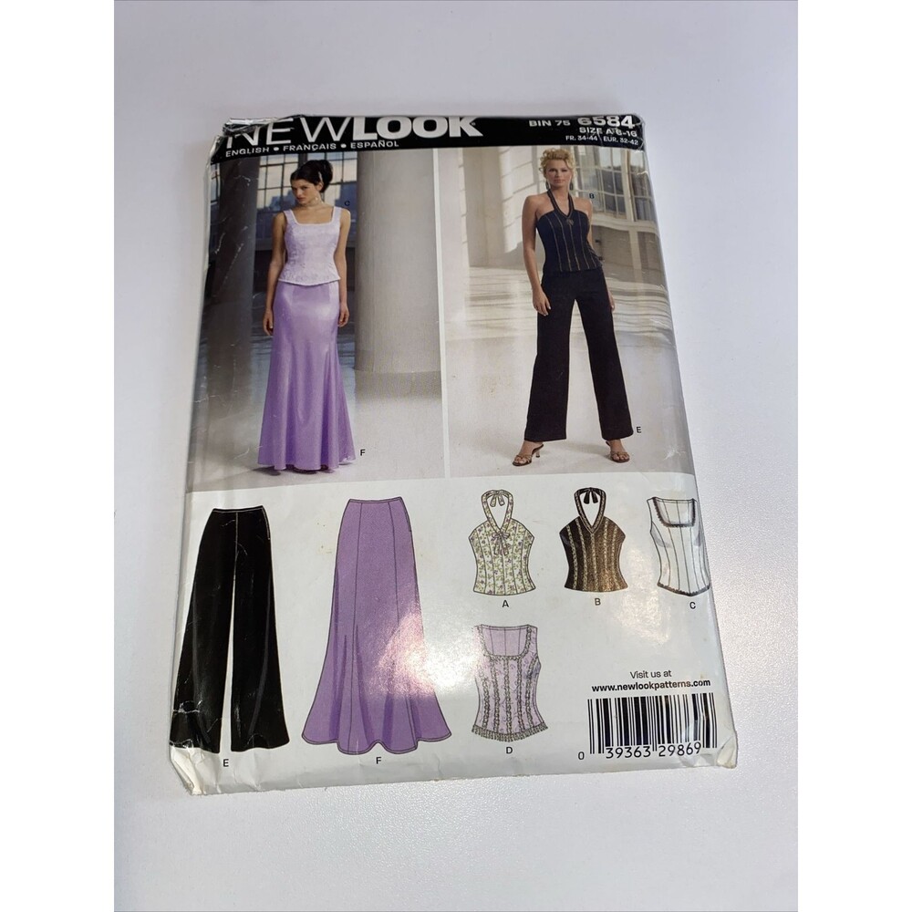 Lot of 4 Patterns UNCUT FF Sz 6-16 Blouses Pants Jumper Lined Jackets